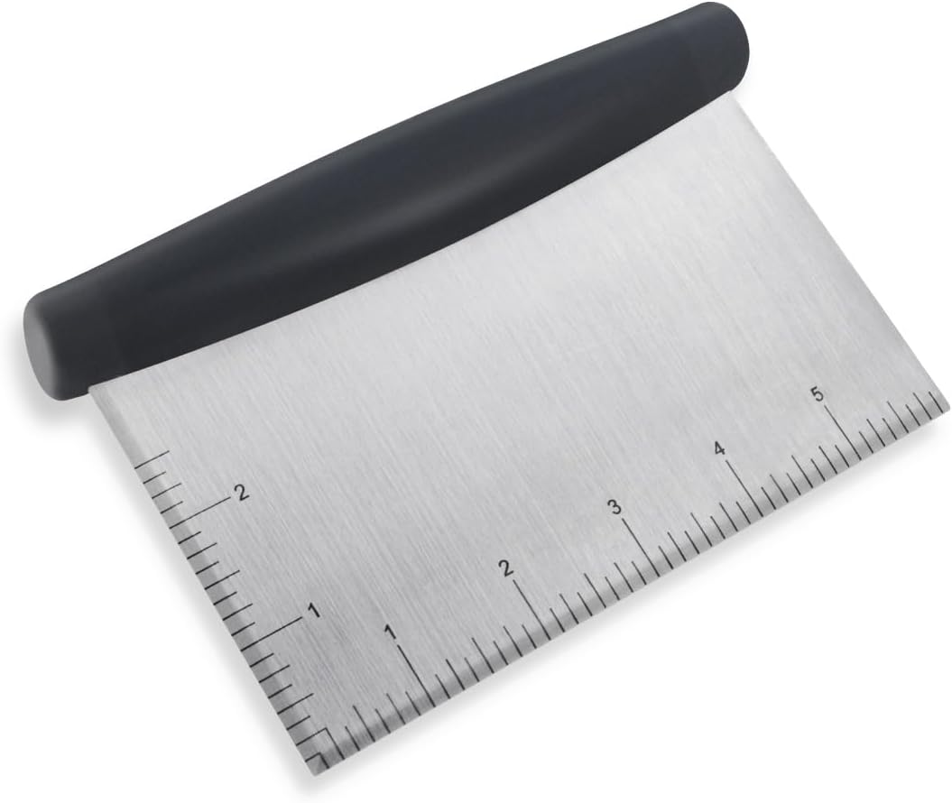 Dough Scraper & Cutter with Measuring Scale