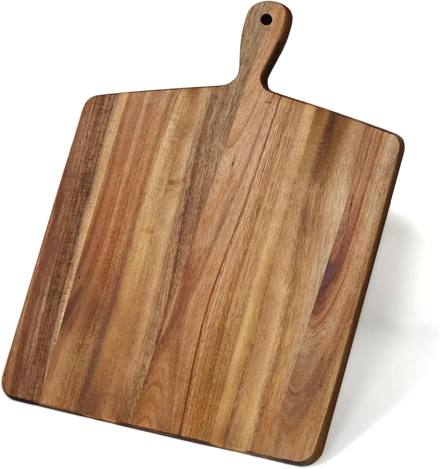 Acacia Wood Cutting & Serving Board with Handle