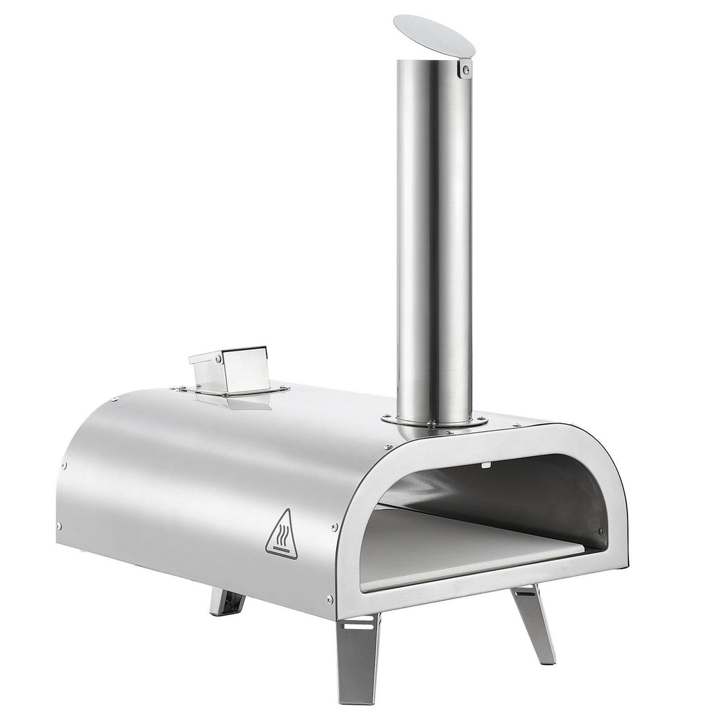 Portable Pellet Pizza Oven with Thermometer