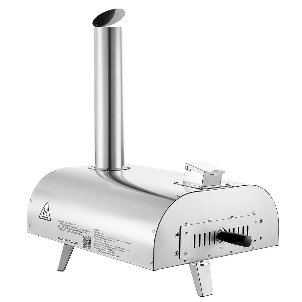 Portable Pellet Pizza Oven with Thermometer