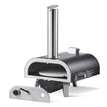 Pellet Pizza Oven with Electric Rotation & Thermometer